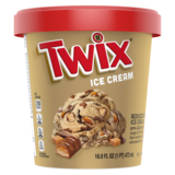Twix Caramel Light Ice Cream with Twix Cookie Bar Pieces 16oz