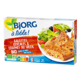 Bjorg Galettes aux Céréales Légumes du Soleil, 2 x 100g
