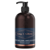 Nettoyant pour la barbe et le visage pour homme King C. Gillette 350 ml