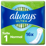 Serviettes Hygiéniques Ultra Normal Always x16
