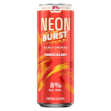 Neon Burst Punch Blast Hard Drinks 25oz Single Can 8.0% ABV