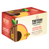 Tieton Cider Works Bourbon Barrel Peach Cider 6pk 12oz Can
