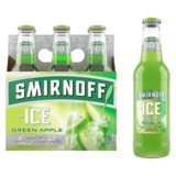 Smirnoff Ice Green Apple 6pk 11.2oz Btl 4.5% ABV