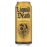 Liquid Death Sparkling Mountain Water Mango Chainsaw 16.9oz Can