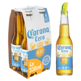 Corona Cero Alcohol Free Beer, 4 x 330ml