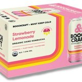 Boochcraft Strawberry Lemonade Hard Kombucha 6pk 12oz Cans