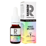 Rainbow Huile 8% CBD, 10ml