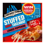 Chicago Town Takeaway Stuffed Crust Loaded Pepperoni, 645g