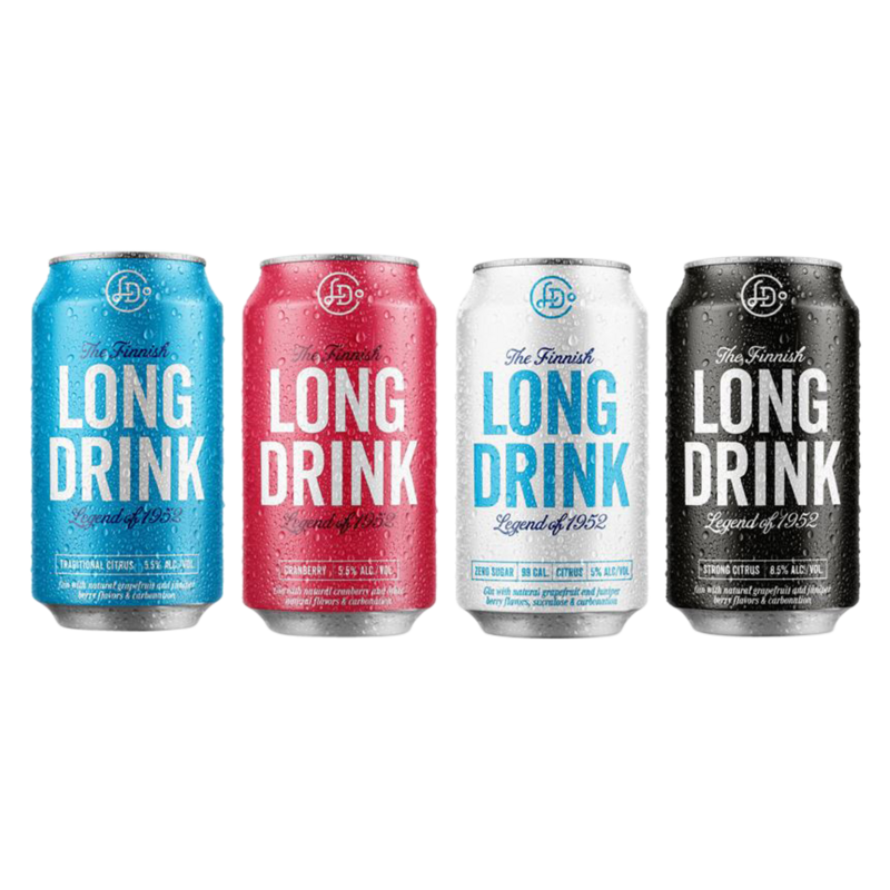 Long Drink Variety 8pk 355ml Can 5.5 ABV Alcohol fast delivery by