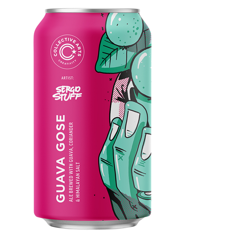 Collective Arts Brewing Guava Gose 4pk 12oz Can 4.9 ABV Alcohol fast