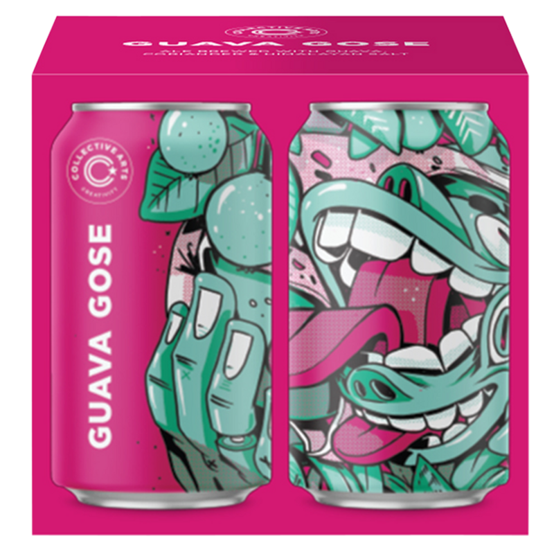 Collective Arts Brewing Guava Gose 4pk 12oz Can 4.9 ABV Alcohol fast