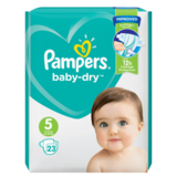 Pampers Baby-Dry Size 5, 23s *