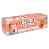 Waterloo Peach Sparkling Water 12pk 12oz Can