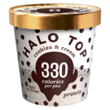Halo Top Cookies and Cream Ice Cream 16oz