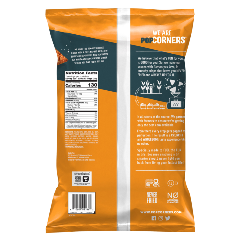 PopCorners Spicy Queso 7oz Snacks fast delivery by App or Online