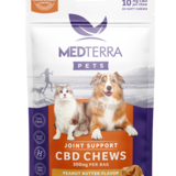 Medterra CBD Joint Support Peanut Butter Pet Chew 10mg 30ct