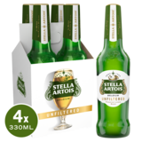 Stella Artois Unfiltered Premium Lager, 4 x 330ml