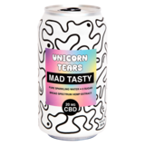 Mad Tasty Unicorn Tears CBD Sparkling Water 12oz Can 20mg
