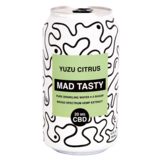 Mad Tasty Yuzu Citrus CBD Sparkling Water 12oz Can 20mg