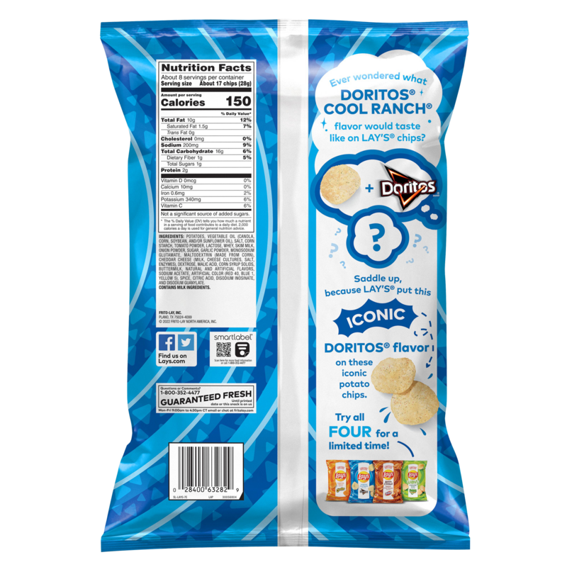 Lay's Doritos Cool Ranch Flavor Swap 7.75oz