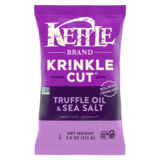 Kettle Brand Krinkle Cut Truffle and Sea Salt Chips 7.5oz