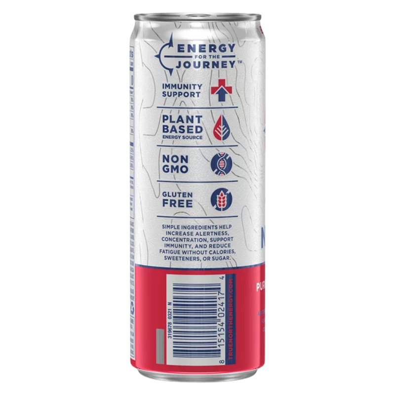 True North Energy Seltzer Black Cherry 12oz Drinks fast delivery by