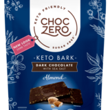 CHOCZERO Dark Chocolate Sea Salt Almonds Keto Bark 6 oz