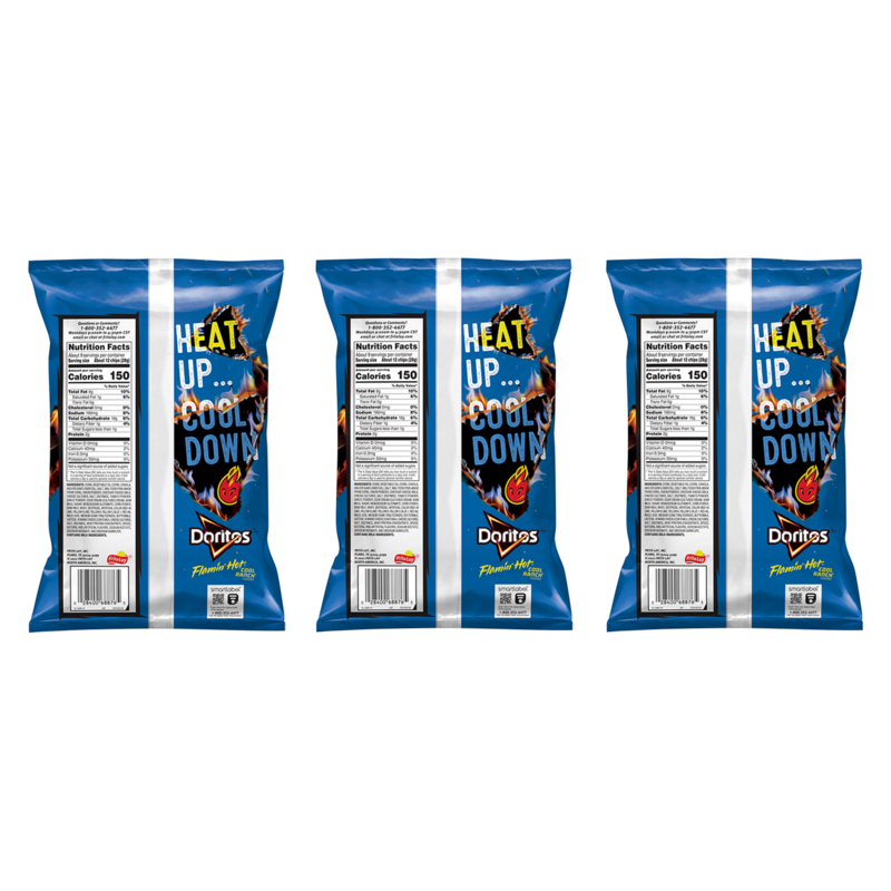 3ct Doritos Flamin' Hot Cool Ranch 9.25oz : Snacks fast ...