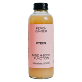 VYBES Peach Ginger CBD Drink 14oz Bottle 25mg