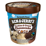 Ben & Jerry's Cookies & Cream Cheesecake Core Ice Cream 16oz