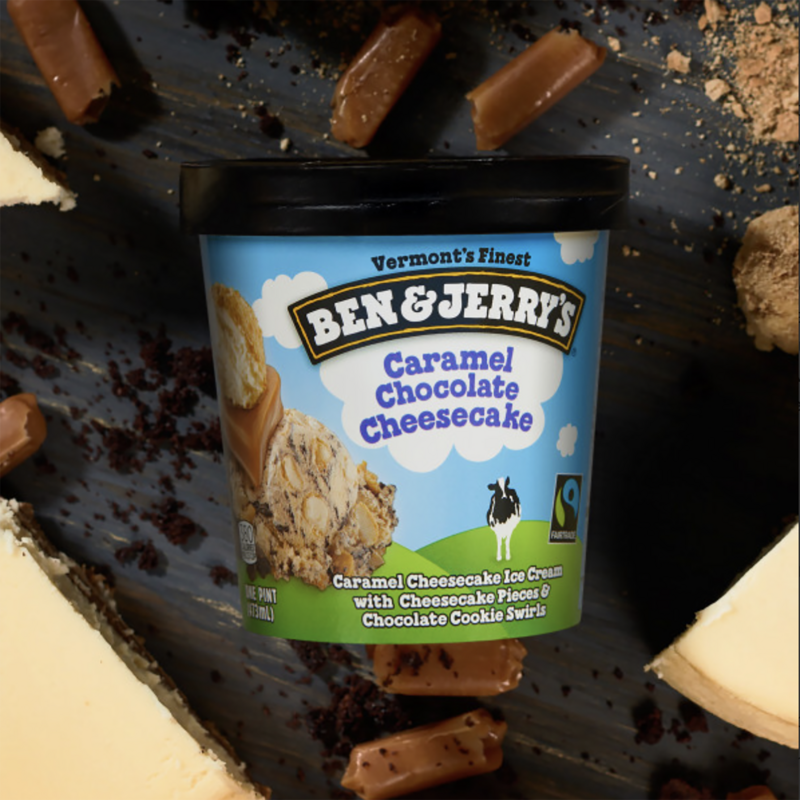 Ben & Jerry's Caramel Chocolate Cheesecake Pint Ice Cream fast
