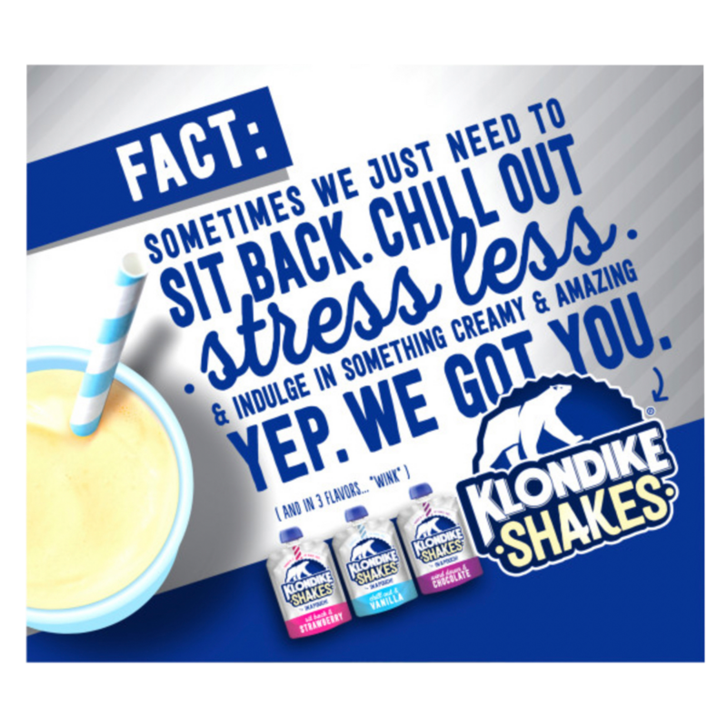 Klondike Shakes Chill Out & Vanilla Frozen Dairy Dessert 6ct 28oz Ice