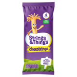 Cheestrings Cheese Snack, 4 x 20g