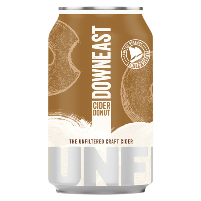 Downeast Cider Donut 4pk 12oz Can 5.2 ABV Alcohol fast delivery by