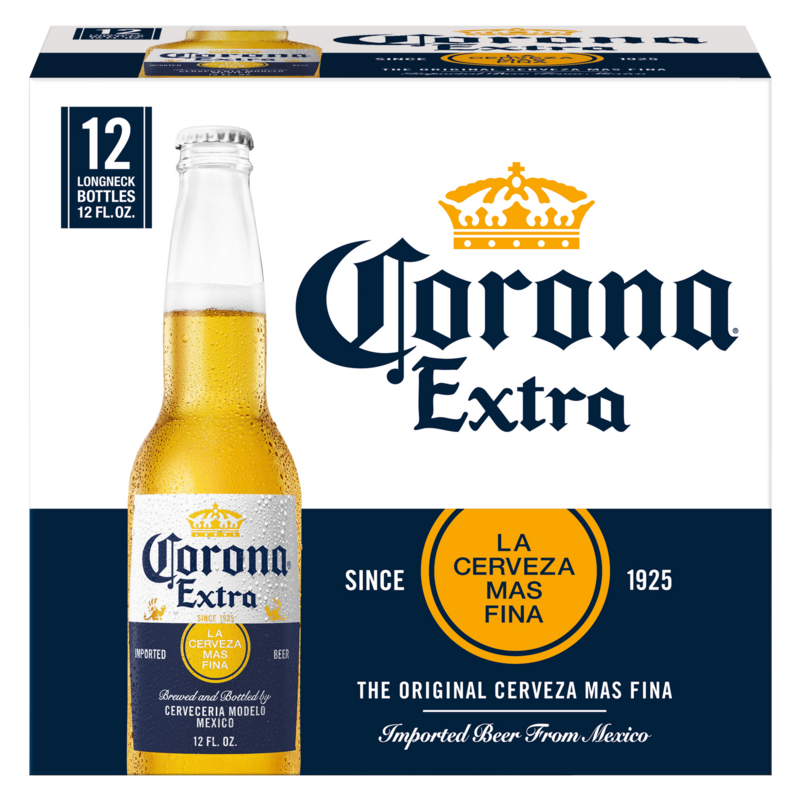 Corona Extra 12pk 12oz Btl 4.6 ABV Alcohol fast delivery by App or Online
