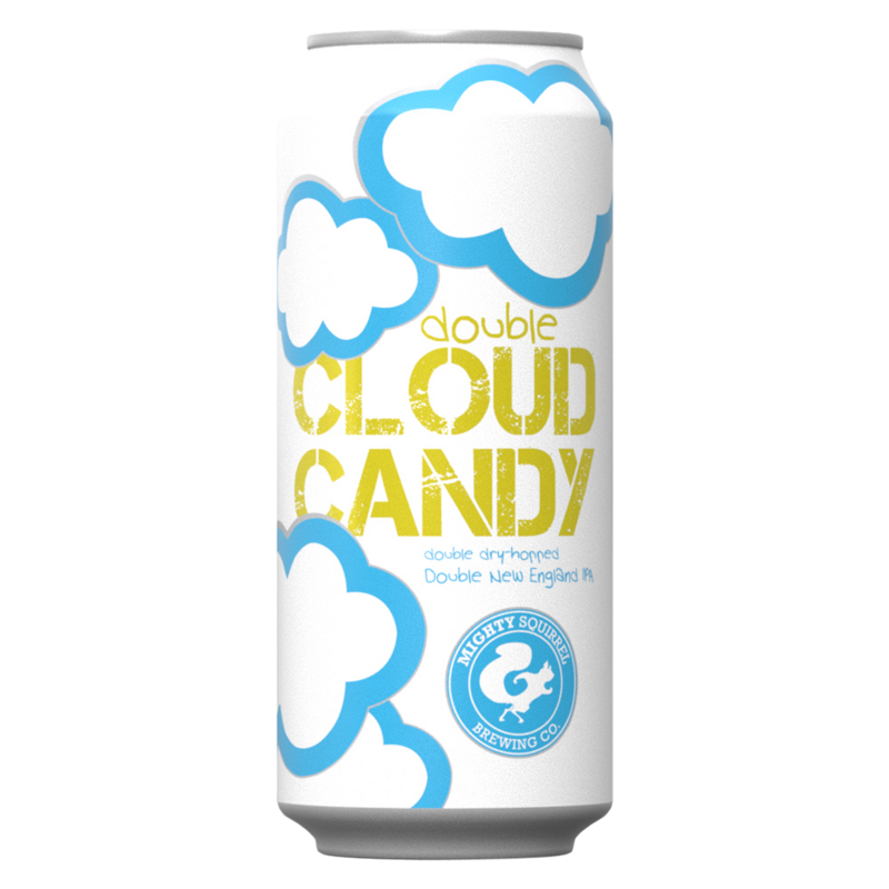 Mighty Squirrel Double Cloud Candy DIPA 4pk 16oz Can 7.8 ABV Alcohol