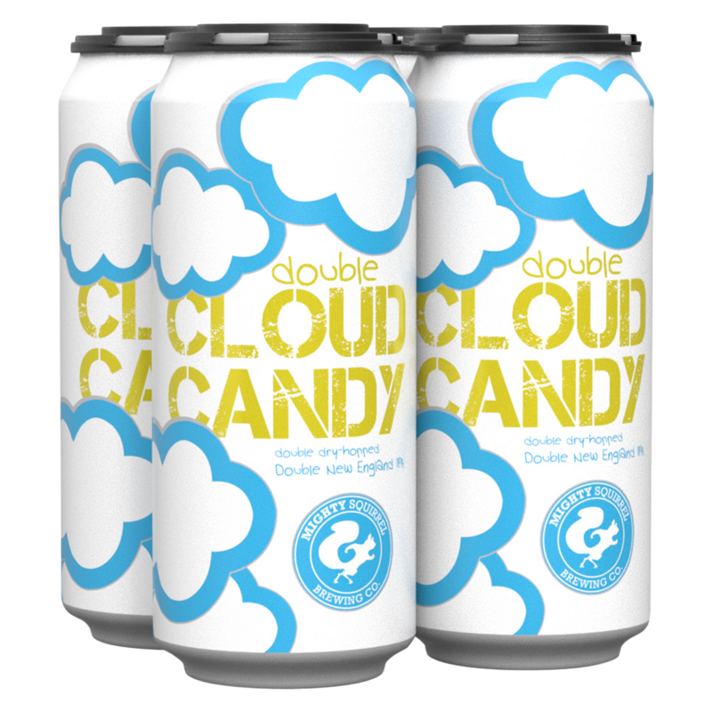 Mighty Squirrel Double Cloud Candy DIPA 4pk 16oz Can 7.8 ABV Alcohol