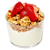 Vanilla Yogurt & Strawberries/Granola Parfait by Calavo