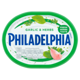 Philadelphia Garlic & Herb Soft Cheese, 165g