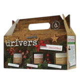 Drivers Christmas Gift Box….Box includes 550g 1906 Pickled Onions, 350g Christmas Pickle, 350g Chunky Piccalilli, 1250g