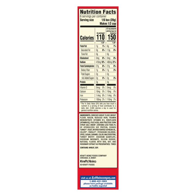 Stove Top Stuffing Stove Top Turkey 6oz : Grocery fast ...