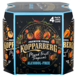 Kopparberg Alcohol Free Mixed Fruit Tropical Cider, 4 x 330ml