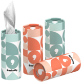 Basically, tissues - 3 ply, 4 x 40pcs