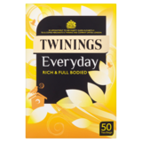 Twinings Everyday 50 Tea Bags, 145g