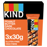 KIND Peanut Butter Dark Chocolate Bar, 3 x 30g
