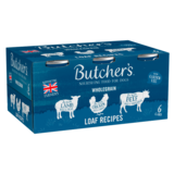 Butcher's Loaf Recipes Wet Dog Food Tins, 6 x 390g