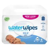 WaterWipes Plastic Free Sensitive Baby Wipes 240ct