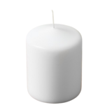 Morrisons Cream Pillar Candle, 78 x 100 mm, 1pcs