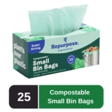Repurpose Compostables Small Bin Trash Bags 25ct