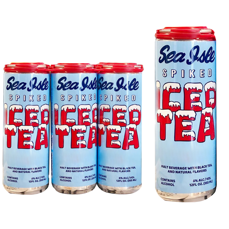Sea Isle Spiked Iced Tea 6pk 12oz Can 6.0% ABV : Alcohol fast ...